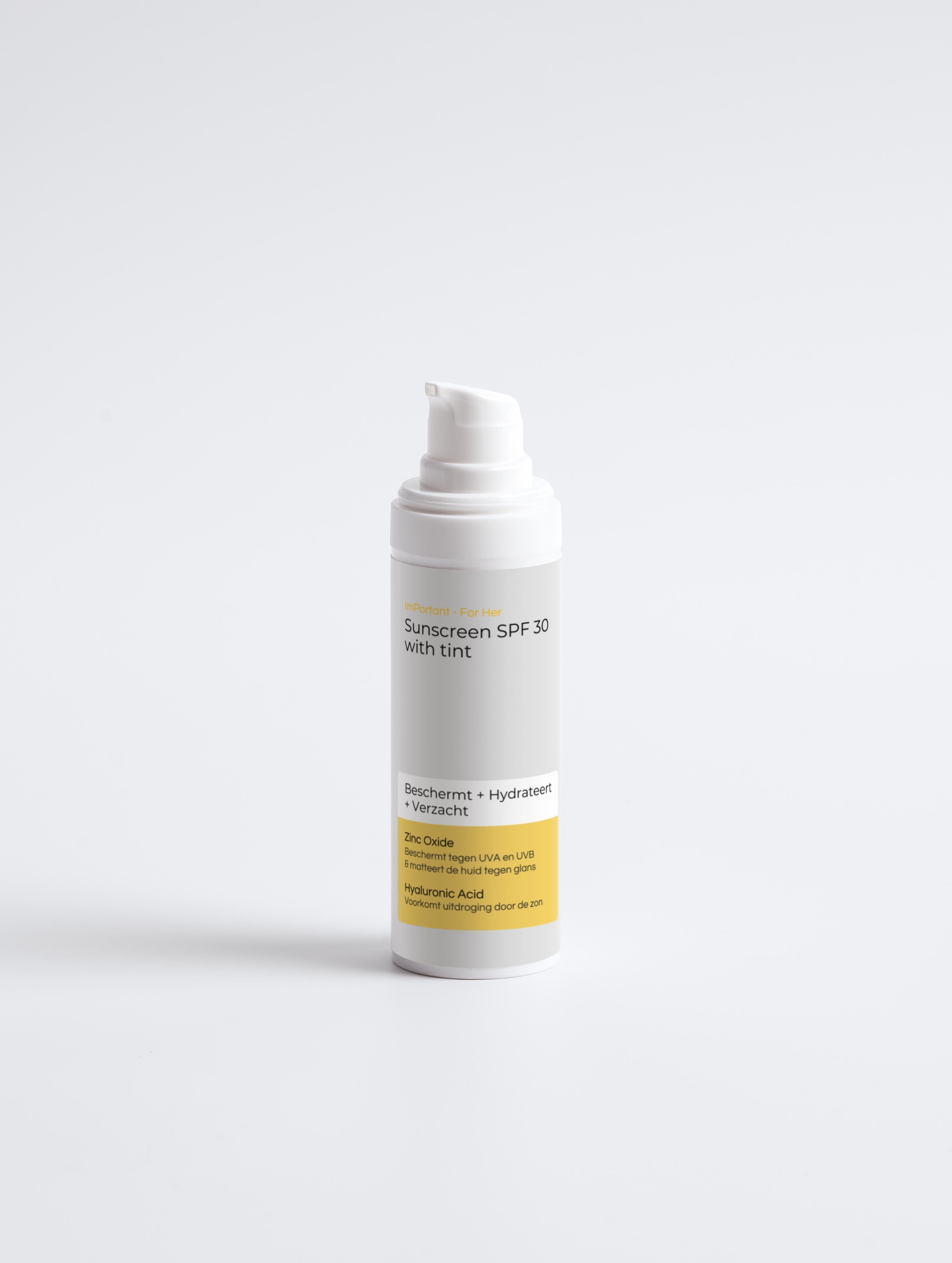 Sunscreen SPF30, with tint - Binnenkort beschikbaar